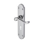 Heritage Brass - Savoy Long Door Handle on Plate