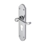 Heritage Brass - Savoy Long Door Handle on Plate