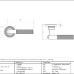 Anvil Brompton Lever on Rose Set (Beehive)