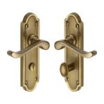 Heritage Brass - Meridian Door Handle on Plate