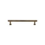 Heritage Brass - Knurled Cabinet Pull Handle with Rose