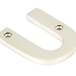 From The Anvil Polished Nickel Letter