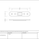 BZP Winkhaus Adjustable Keep