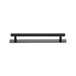 Heritage Brass - Knurled Cabinet Pull Handle with Plate