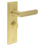 Burlington Kensington Door Handles On Back Plate with Turn & Release