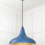 Smooth Brass Frankley Pendant in Upstream