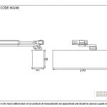 Black Size 2-5 Door Closer & Cover