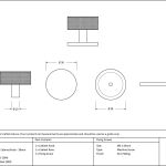 Anvil Brompton Cabinet Knob