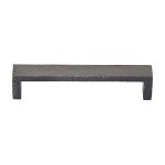 Heritage Brass - Hammered Wide Metro Cabinet Pull Handle