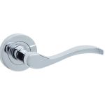 Turin Door Handles On Rose