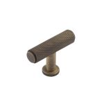 Piccadilly Knurled T Bar Cupboard Knobs