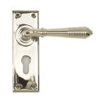 From The Anvil Reeded Lever on Backplate Set
