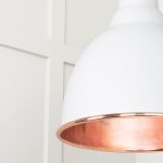 Smooth Copper Brindley Cluster Pendant in Flock