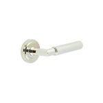 Burlington Piccadilly Knurled Door Handles On Rose