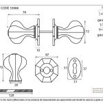 From The Anvil Octagonal Mortice/Rim Knob Set