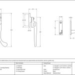 From The Anvil Night-Vent Locking Peardrop Fastener
