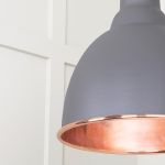 Smooth Copper Brindley Cluster Pendant in Bluff