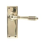 From The Anvil Reeded Lever on Backplate Set