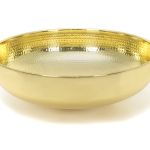 Hammered Brass Round Sink