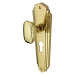 Heritage Brass - Charlston Door Knob on Plate