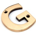 From The Anvil Polished Bronze Letter