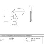 From The Anvil Oval Escutcheon & Cover