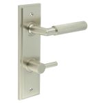 Burlington Piccadilly Knurled Door Handles On Back Plate with Turn & Release