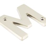 From The Anvil Polished Nickel Letter