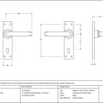 Anvil Classic Lever handle Set