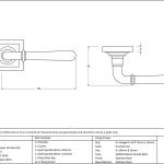 From The Anvil Newbury Lever on Rose Set (Square) - Unsprung