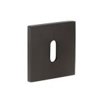 Frelan Hardware CR-T10 CRES Standard Keyway Square Rose Escutcheon