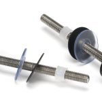 Matt Black SS (304) 100mm Bolt Fixings for T Bar (2)