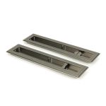 Anvil Art Deco Rectangular Pull - Privacy Set