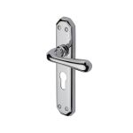 Heritage Brass - Charlbury Door Handle on Plate