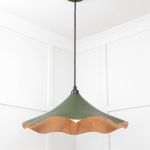 Smooth Copper Flora Pendant in Heath