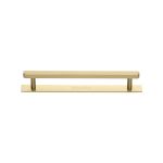 Heritage Brass - Hexagonal Cabinet Pull Handle with Plate
