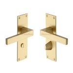 Heritage Brass - Metro Door Handle on Plate