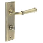 Burlington Highgate Door Handles On Back Plate with Turn & Release