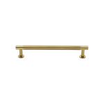 Heritage Brass - Partial Knurled Cabinet Pull Handle with Rose