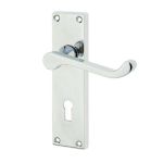 Jedo Victorian Scroll Lever on Back Plate