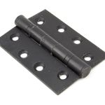 Black Ball Bearing Butt Hinge (pair)