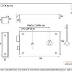 From The Anvil Rim Lock