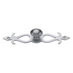 Heritage Brass - Oval Cabinet Knob with Backplate