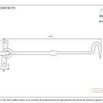 Anvil Forged Cabin Hook