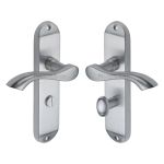 Heritage Brass - Algarve Door Handle on Plate