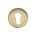 Heritage Brass - Euro Profile Cylinder Escutcheon Round - ERD7020