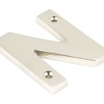 From The Anvil Polished Nickel Letter