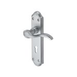 Heritage Brass - Verona Small Door Handle on Plate