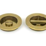 Anvil Art Deco Round Pull - Privacy Set