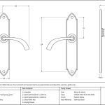 Anvil Gothic Curved Sprung Lever